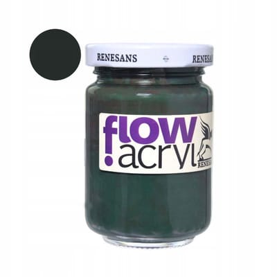Renesans Flow Acryl Verf 110ml - Levendig Groen
