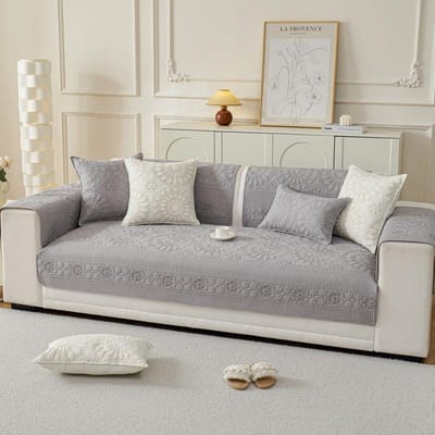 Vier Seizoenen Universeel Katoen Sofa Kussen Stof Antislip Geborduurde Sofa Hoes Eenvoudige Sofa Hoes Nieuw Kussen 70*70cm