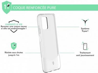 Force Case, Hoesje geschikt voor Samsung Galaxy A03s - PURE Versterkt, Transparant