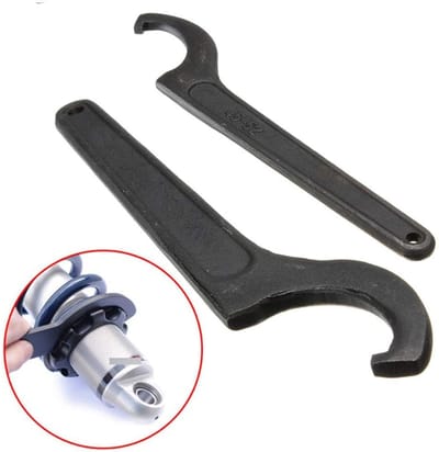 Allecto - Motorfiets Schokdemper Gereedschap - Universele Haaksleutel - Chroom-Vanadium Staal - 45-52 mm - Duurzaam en Betrouwbaar - Geschikt voor ...
