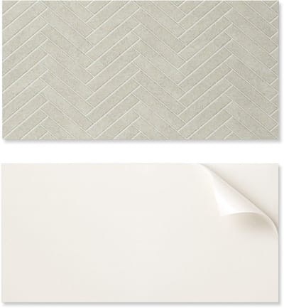Bedrukt vinylpaneel - Slaapkamerdecoratie 100x50 cm Visgraatpatroon