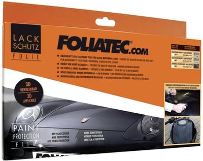 Foliatec LACK Lakbeschermingsfolie Transparant – 30 x 55 cm – Steenslagbescherming – Zelfklevende Beschermfolie Auto