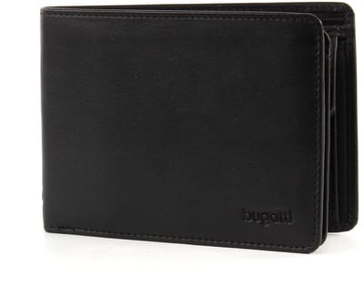 Bugatti Primo portemonnee leer 12 cm - Jongens - Horizontaal - schwarz