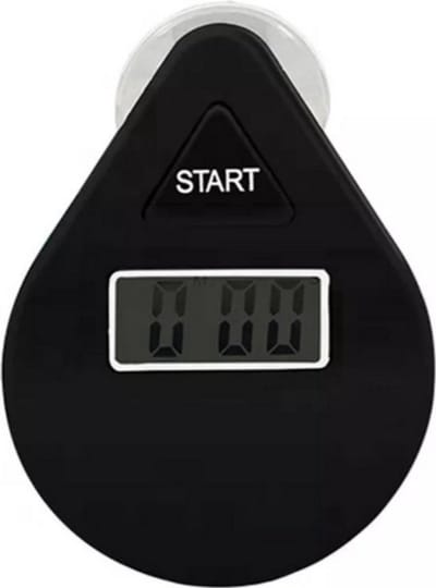 Douche Timer - Water Besparend - Tijd Besparend - Showertimer - Douchetimer 5 Minuten - Geld Besparen - Zwart