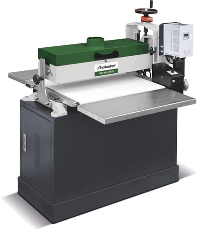 Cilinderschuurmachine max. doorvoer 555 mm max. werkstukhoogte 80 mm 1,1kW 230V met variabele snelheden Holzstar ZSM560 VARIO