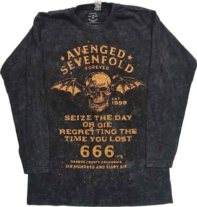Avenged Sevenfold - Seize The Day Longsleeve shirt - L - Zwart
