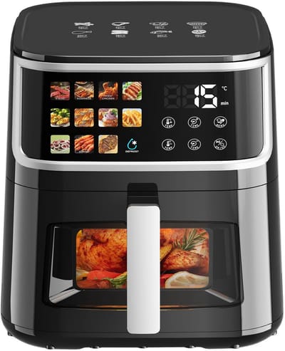 UrbanSelect - Airfryer 8 Liter - Gezonder koken - Slimme functies