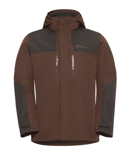 Jack Wolfskin Jasper 3in1 Jacket - Men - Winterjas - Heren - 3in1 - Hot Choc - Maat L
