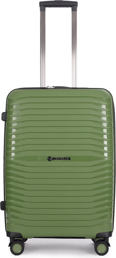 Stratic Bright - koffer medium - 66x47x26cm - 3,7kg - 65/75 L - spinner wielen - groen