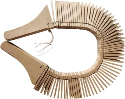 Houten muziekspeelgoed - Percussie instrument - Ouder-kind spel - Ergonomisch ontwerp - 28 x 21 x 6 cm - Niet gespecificeerd