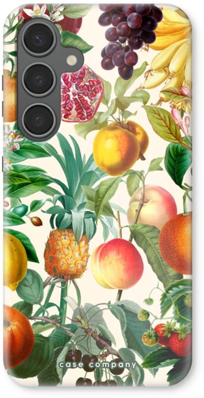 Case Company® - Hoesje geschikt voor Samsung Galaxy S24 Plus hoesje - Classic Flora - Tough Case - Maximale Bescherming alle Kanten en Schermrand