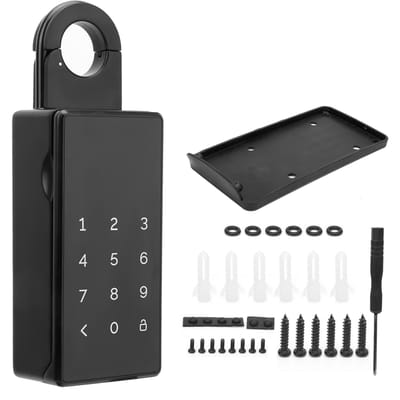 Slimme Bluetooth Deurslot Mobiele Telefoon APP Bediening Wachtwoord Hangslot IP66 Waterdicht gray