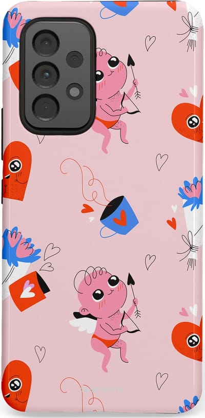 Casetastic Hoesje Geschikt voor Samsung A53 - Stijlvolle Beschermende Duo-layer Case - Cupido's Keuze