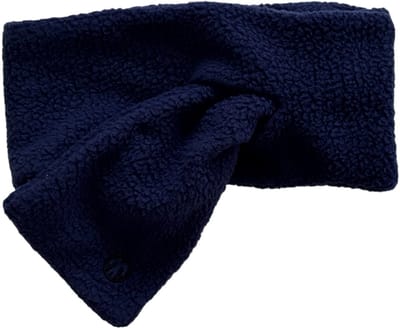 Ducksday Winter Sjaal – Sherpa Fleece Teddy – Unisex - Baby’s en kinderen – Maat S (tot +/- 5 jaar) – Donkerblauw