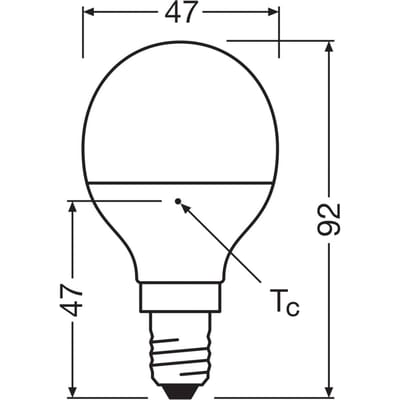 Ledvance LED Superstar P 40, 4.9W, E14, 3 scènes, 2700-4000K, 4099854240720