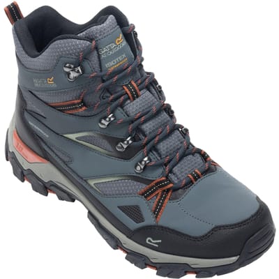 Regatta Heren Holcombe III Wandelschoenen (Donkere storm/Brick)