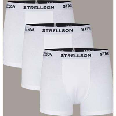 Triopak boxershorts, wit