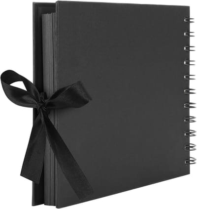 DIY Fotoalbum met 80 Pagina's voor Plakken, Scrapbook en Gastenboek, Perfect voor Verjaardagen en Baby's, A5 Formaat