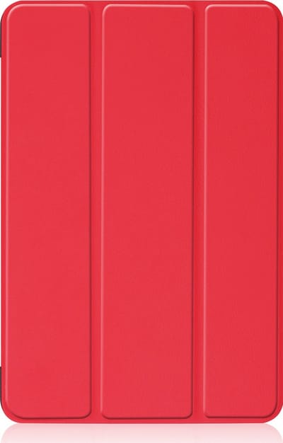 Hoesje - Geschikt voor Apple iPad Air 6 (2024) - 11 inch - 6e Generatie - M2 - Dun & Stevig - Trifold Bookcase - Hard Cover - Hardcover Book Case - Tablet Hoes - Rood