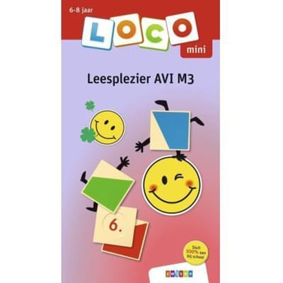 Loco mini Leesplezier AVI M3 Educatieve boeken (spelletjes en raadsels) Voorleesboeken