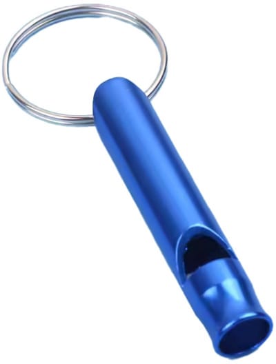 CHPN - Trainingshulp voor Huisdieren: Luxe RVS Fuit met Bevestigingsring - Puppy Trainen - Hond Trainen - Hondentrainer - Blauw