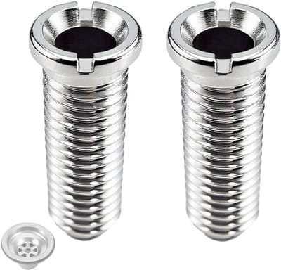 Holle Bouten M12 x 35mm RVS - Vervangingsschroeven voor Afvoer en Zeefventiel, Eenvoudige Montage zonder Gereedschap, Voorkom Waterlekkage (2 Stuks)