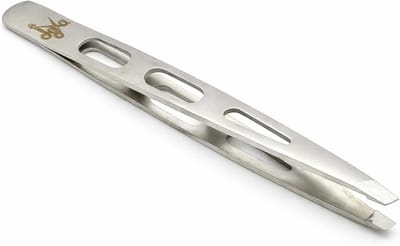 Wenkbrauwpincet - Ontharingspincet - Nauwkeurig Haren Verwijderen - Afgeschuinde Punt - 95 cm - Gemetalliseerd