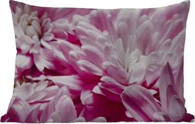 Buitenkussens - Bloemen - Roze - Natuur - 60x40 cm - Weerbestendig