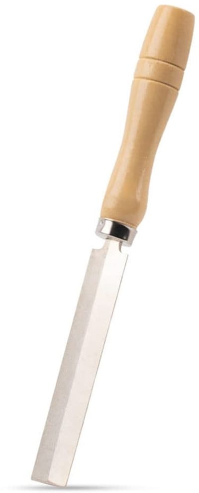 Dailygoods- Diamantvijl - Rhombische Vijl - Houten Handvat - Slijpen - Houtbewerking - 12,7 cm - Slijtvast en Glad Oppervlak