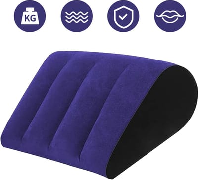 Hoofdbordkussen - Rugsteunkussen - Driehoekig Ontwerp - Blauw