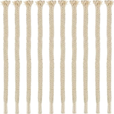 Esschert Design Fakkellonten - 10x stuks - 20 cm - lontjes voor fakkels