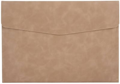 Beige A4 Map met Drukknopsluiting - Antra