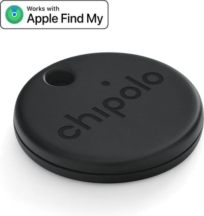 Chipolo One Spot - Wallet Sleutelhanger - Bluetooth Koffer Tracker - Keyfinder Sleutelvinder - Find My Network - 1-Pack - Zwart