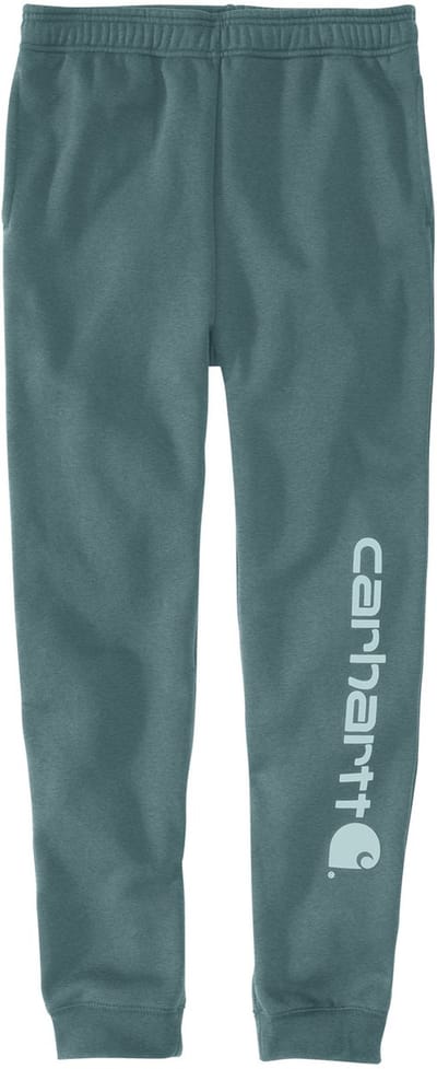 Carhartt Midweight Tapered Graphic Broek Blauw S Man