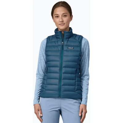 Patagonia Down Sweater Vest Bodywarmer Dames (Maat - L, Kleur - Lagom Blue)