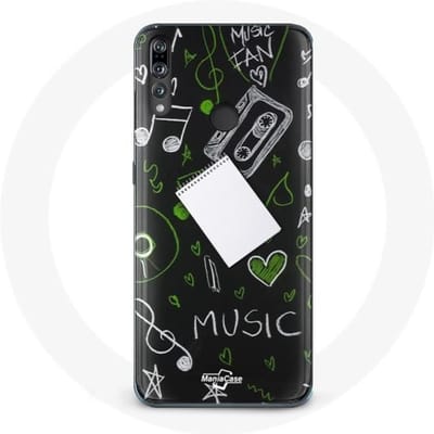 Hoesje - Huawei - P30 Lite - Flexibel - Zwart - G-sleutel
