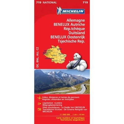 Michelin wegenkaart 719 Benelux / Duitsland / Oostenrijk