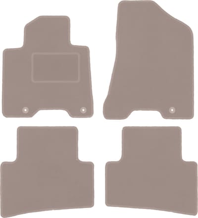 Beige velours matten voor: Hyundai Tucson III SUV (2015-)
