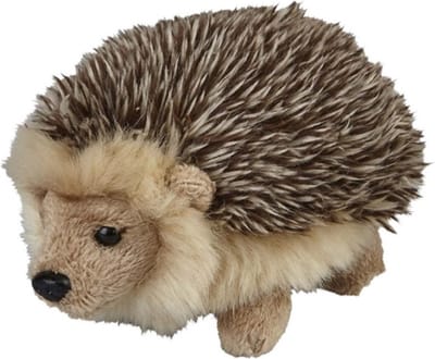 Ravensden Egel pluche dieren knuffel - bruin - 15 cm - bosdieren knuffels