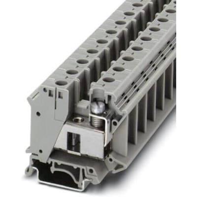Phoenix Contact 3074088 Doorgangsserieklem 15.2 mm Schroeven Grijs 50 stuk(s)