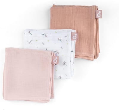 Set van 3 Hydrofiele Luiers XL | 100% Zacht Biologisch Katoen | Absorberend & Ademend | 70x70 cm