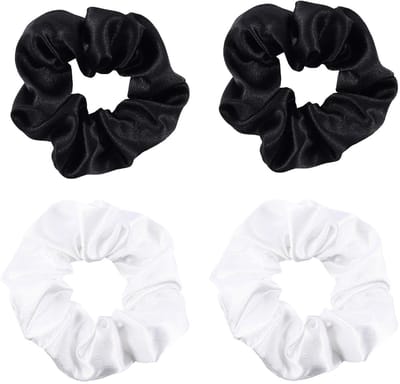 Cosensi - Dailygoods - Set van 4 Scrunchies voor Dames en Meisjes