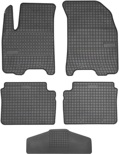 Frogum ET402560 - Chevrolet Aveo T200/T250 - Zwarte Rubber Matten - Universel Bescherming