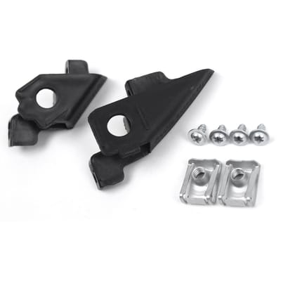 Koplamp Koplamp Beugel Lip Reparatie Kits Rechter Zijde Vervanging voor Volkswagen Polo 2010 2016 OEM 6R0998226, zwart