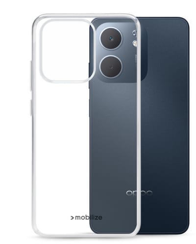 Mobilize Doorzichtig Hoesje geschikt voor OPPO A5x Telefoonhoesje Flexibel TPU | Mobilize Gelly Case Backcover | Doorzichtig Telefoonhoesje A5x | A5x Case | Back Cover - Transparant