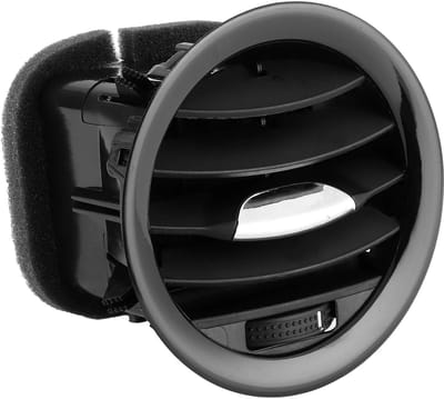 Dailygoods- Luchtventilatie Deflector - Ventilatie Rooster - Airconditioning Rooster - Geschikt voor Vauxhall Corsa D 2006-2014 - Ronde Uitlaat - Vervangingsonderdeel - Luchtrooster