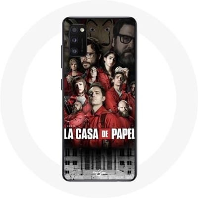 Samsung Galaxy A41 hoesje La casa de papel posterkarakters