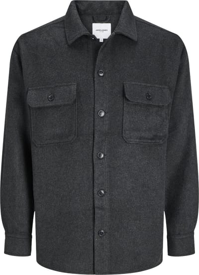Jack & Jones Overhemd - Regular Fit - Zwart - 6XL Grote Maten