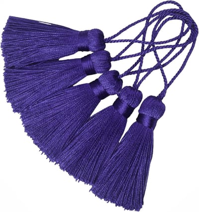20 stuks mini zijdeachtige kwasthangers, handgemaakte zachte knutselen voor bladwijzers, accessoires, doe-het-zelf projecten, oorringen, sieraden, cadeau, sleutelhanger, gordijn en tas decoratie