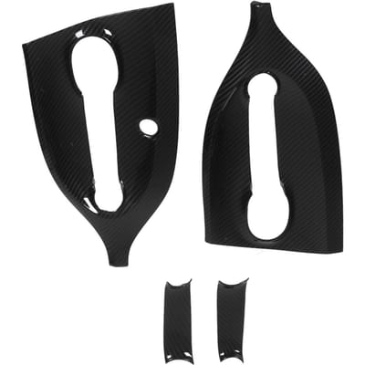 Buitendeurklink Komafdekking Kit Koolstofvezel Kleur Vervanging voor Smart Fortwo C453 A453